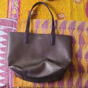 Kate Spade Bronze Leather Tote. New without Tags.